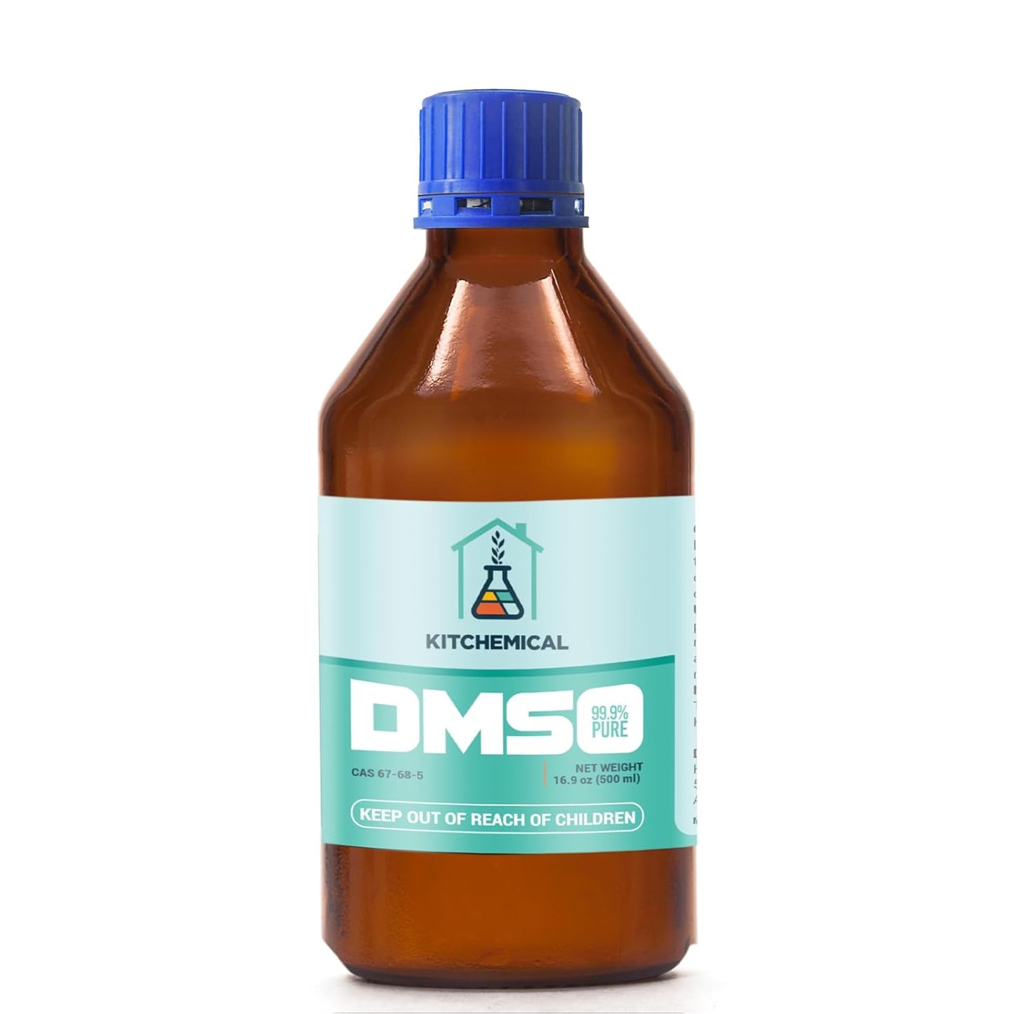 99.9% Pure DMSO in a Glass Bottle, Pure Liquid Dimethyl Sulfoxide 16.9 OZ, Non-Diluted, Low Odor